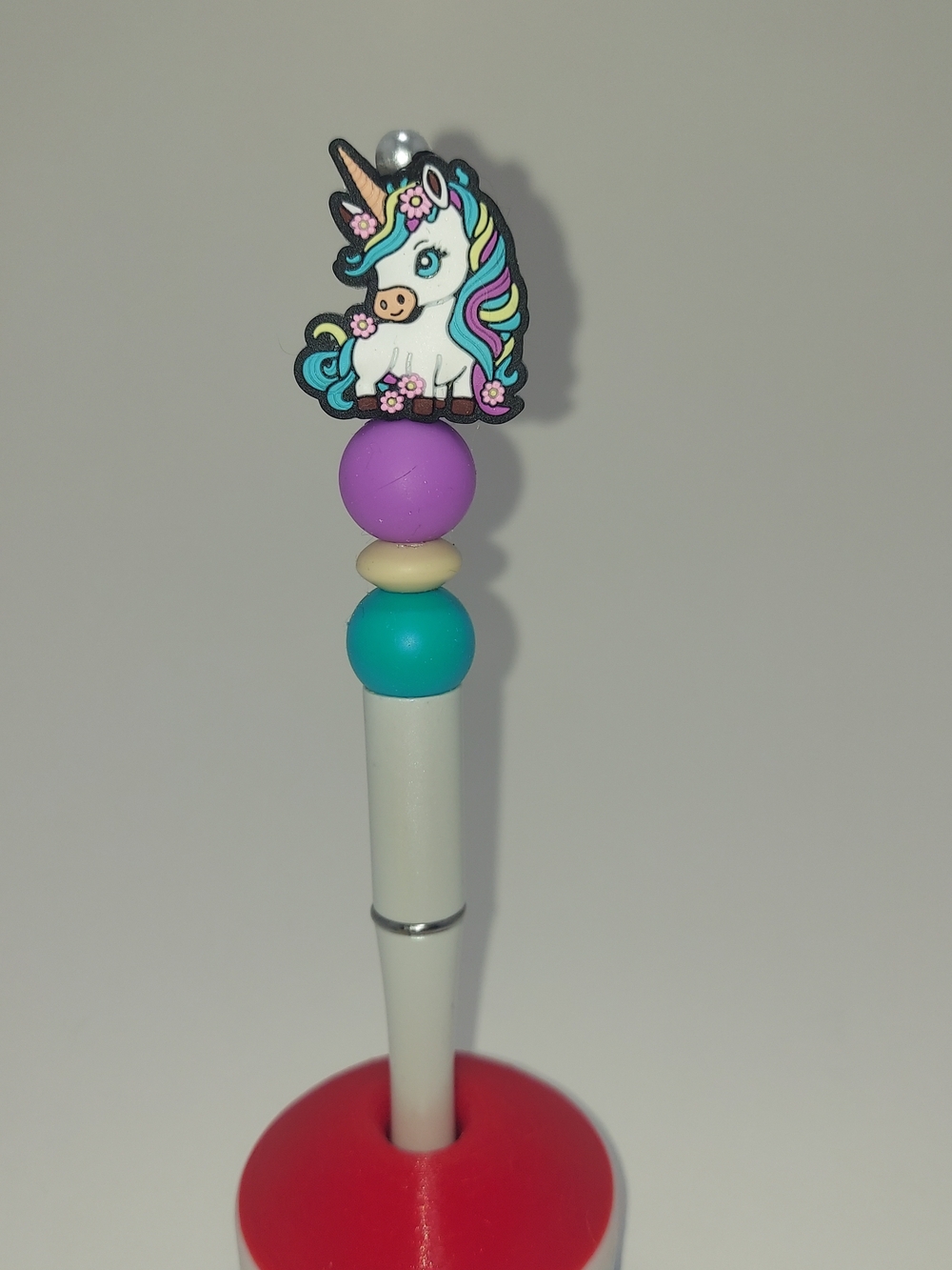 Purple Teal Unicorn Pen #1